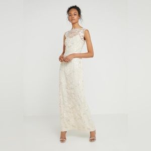 NWT Lauren Ralph Lauren Wedding Dress Embroidered